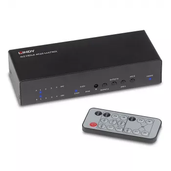 AV-Matrix-Switch Lindy 4x2 HDMI 4K60 Matrix