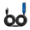 Lindy 8m USB 3.0 Active Extension Pro, 8 m, USB A, USB A, USB 3.2 Gen 1 (3.1 Gen 1), 5 Gbit/s, Schwarz