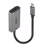 Lindy USB Type C auf HDMI 8K60 Konverter, 0,11 m, USB Type-C, HDMI, Stecker, Buchse, gerade