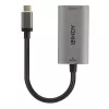 Lindy USB Type C auf HDMI 8K60 Konverter, 0,11 m, USB Type-C, HDMI, Stecker, Buchse, gerade
