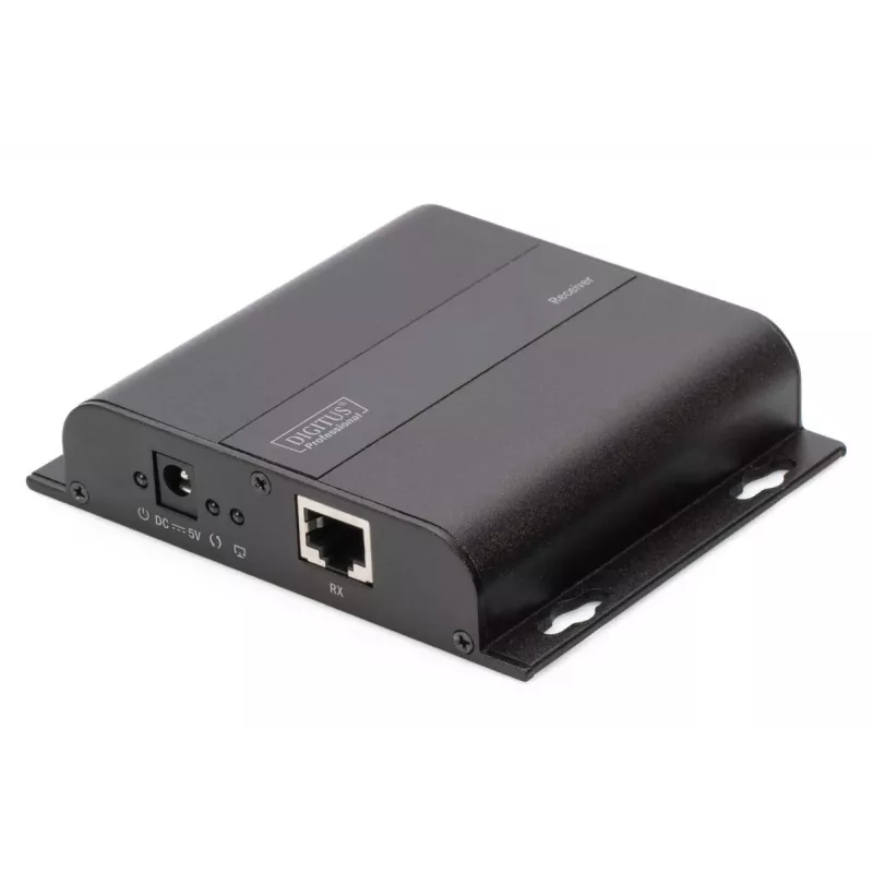 DIGITUS HDMI Extender 4K over IP, Empfängereinheit über Netzwerkkabel (CAT 5/5e/6/7), 4K2K/30Hz, schwarz