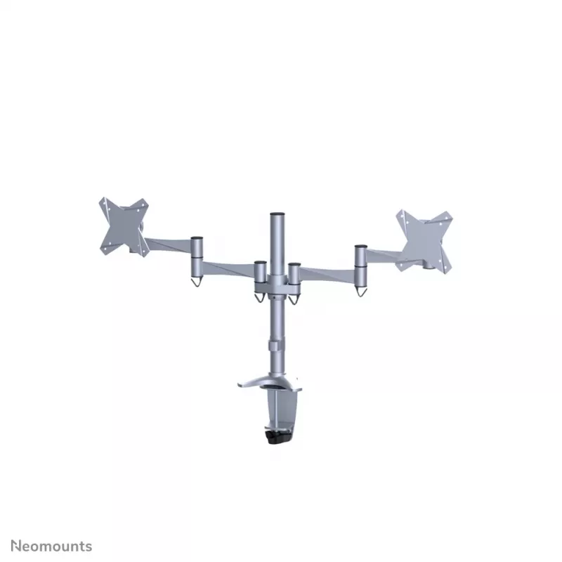 Neomounts FPMA-D1330DSILVER Monitorarm 10-27 Zoll, Klemme/Durchführung, 9 kg, 25,4 cm (10 Zoll), 68,6 cm (27 Zoll), 100 x 100 mm, Silber