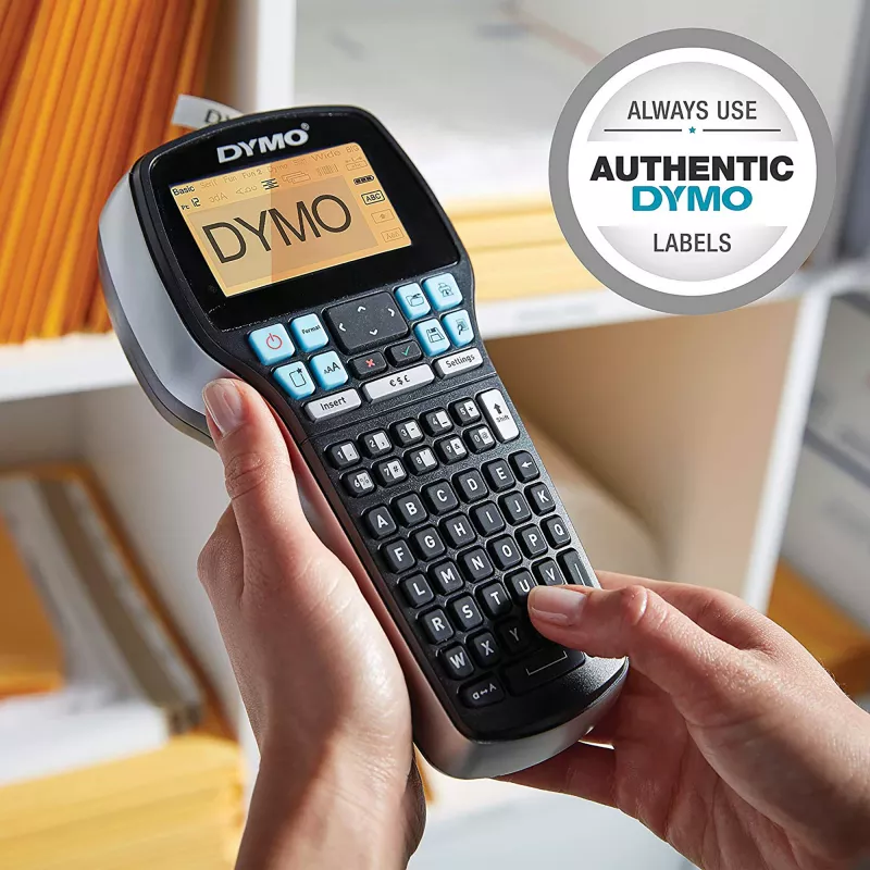 DYMO LabelManager 420P Etikettendrucker | Leistungsstarker wiederaufladbarer tragbarer Etikettendrucker | Computeranschluss | Barcodes, Logos & Grafiken drucken