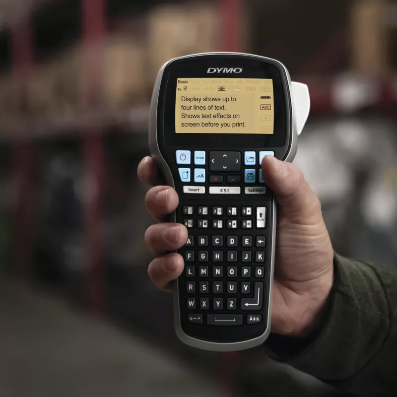 DYMO LabelManager 420P Etikettendrucker | Leistungsstarker wiederaufladbarer tragbarer Etikettendrucker | Computeranschluss | Barcodes, Logos & Grafiken drucken