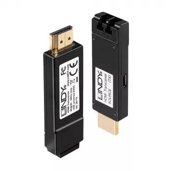 AV-Sender & -Empfänger Lindy 300m Glasfaser HDMI 4K30 Extender