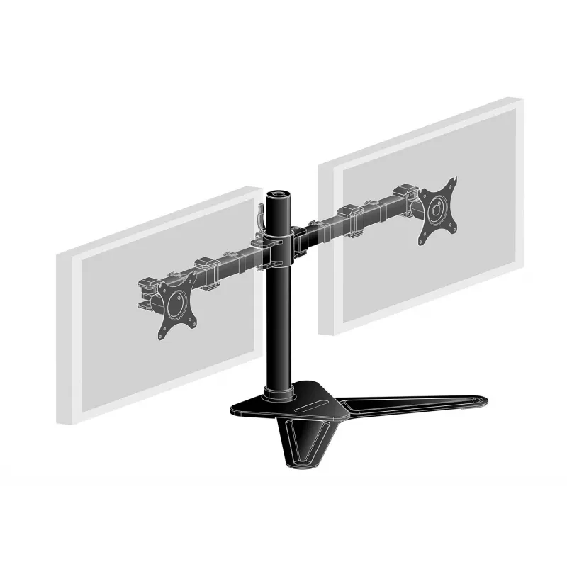 iiyama DS1002D-B1 Monitorhalterung / Standfuß 76,2 cm (30 Zoll) Schreibtisch Schwarz