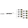 Techly HDMI 1x8 Extender Splitter über CAT6/6a/7 50 m mit IR-Rückkanal IDATA EX-HL81TY