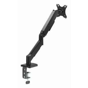 Gembird MA-DA1U-01 verstellbarer Tisch-Monitorarm mit USB-Anschlüssen, 17-32 Zoll (bis 81,3 cm), max. 9 kg, VESA 75x75/100x100, schwarz
