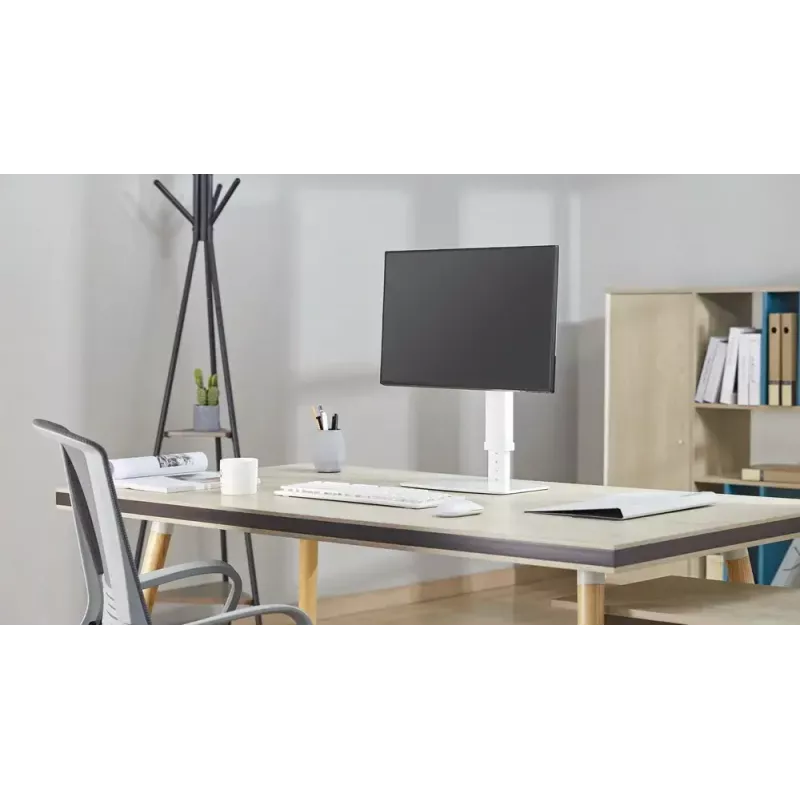 Monitor-Tischständer GEMBIRD MS-D1ST-02 — höhenverstellbar, vollbeweglich für 17–32 Zoll Bildschirme, max. 8 kg, VESA 75x75–100x100, schwarz