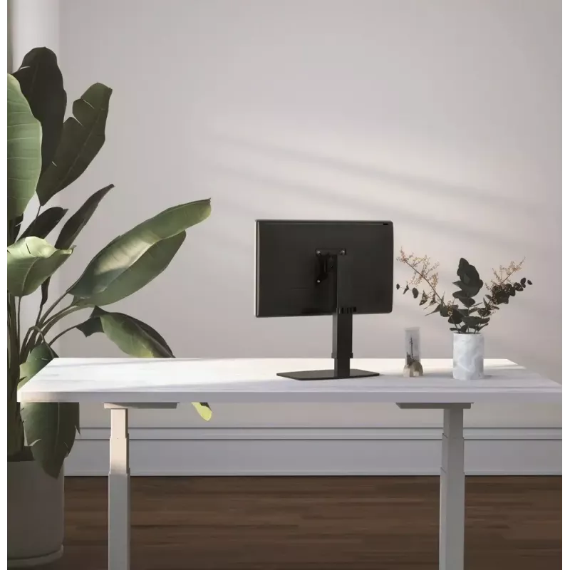 Monitor-Tischständer GEMBIRD MS-D1ST-02 — höhenverstellbar, vollbeweglich für 17–32 Zoll Bildschirme, max. 8 kg, VESA 75x75–100x100, schwarz