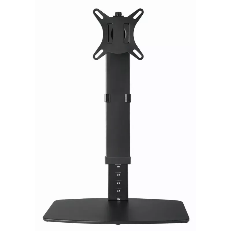 Monitor-Tischständer GEMBIRD MS-D1ST-02 — höhenverstellbar, vollbeweglich für 17–32 Zoll Bildschirme, max. 8 kg, VESA 75x75–100x100, schwarz