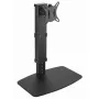 Monitor-Tischständer GEMBIRD MS-D1ST-02 — höhenverstellbar, vollbeweglich für 17–32 Zoll Bildschirme, max. 8 kg, VESA 75x75–100x100, schwarz