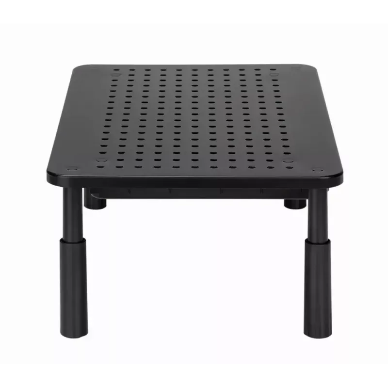 Monitorständer GEMBIRD MS-TABLE-D-01 — höhenverstellbarer Tischaufsatz mit 1 Schublade, Stahl, 140 mm Höhe, für 1 Display, 20 kg Tragkraft
