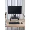 Monitorständer GEMBIRD MS-TABLE-D-01 — höhenverstellbarer Tischaufsatz mit 1 Schublade, Stahl, 140 mm Höhe, für 1 Display, 20 kg Tragkraft
