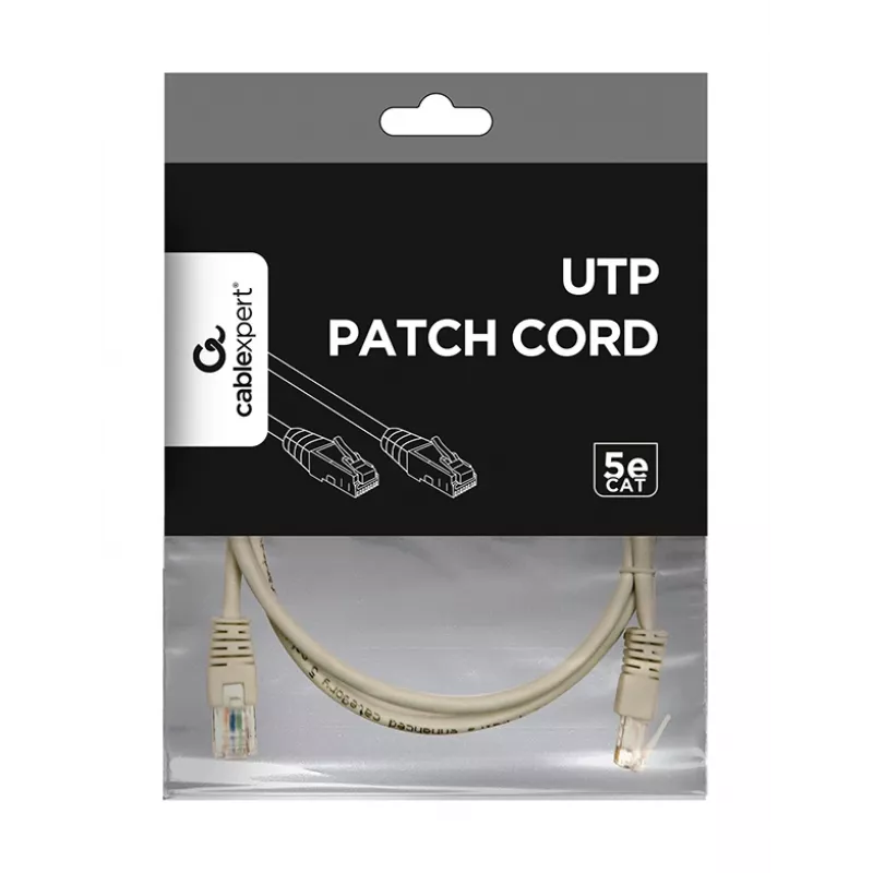 GEMBIRD Patchkabel - Cat 5e - UTP - 50 cm - Grau