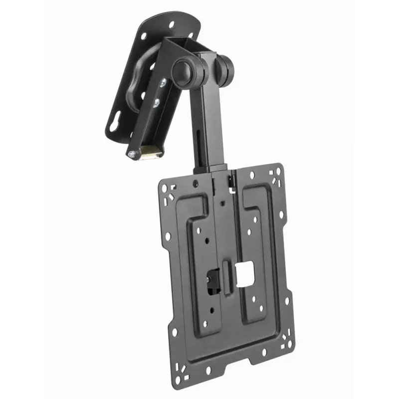 Deckenhalterung für TV GEMBIRD CM-43ST-01, vollbeweglich, für 19–43 Zoll Fernseher, Stahl, Neigung 0–90°, Schwenk ±45°, VESA 75×75–200×200, max. 20 kg, schwarz