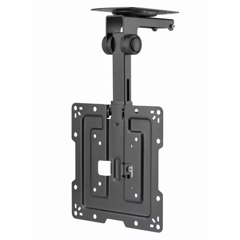 Deckenhalterung für TV GEMBIRD CM-43ST-01, vollbeweglich, für 19–43 Zoll Fernseher, Stahl, Neigung 0–90°, Schwenk ±45°, VESA 75×75–200×200, max. 20 kg, schwarz