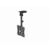 Decken-TV-Halterung GEMBIRD CM-55ST-01 – vollbewegliche Deckenhalterung für 23–55 Zoll (75x75–400x400 VESA), max. 20 kg, schwarz
