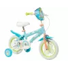 Kinderfahrrad Toimsa Bluey 12 Zoll — 12-Zoll-Rad, blau und limette, Vorder- und Hinterradbremse, Stützräder