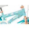 Kinderfahrrad Toimsa Bluey 12 Zoll — 12-Zoll-Rad, blau und limette, Vorder- und Hinterradbremse, Stützräder