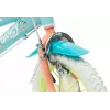 Kinderfahrrad Toimsa Bluey 12 Zoll — 12-Zoll-Rad, blau und limette, Vorder- und Hinterradbremse, Stützräder