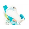 Kinderfahrrad Toimsa Bluey 12 Zoll — 12-Zoll-Rad, blau und limette, Vorder- und Hinterradbremse, Stützräder