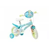 Kinderfahrrad Toimsa Bluey 12 Zoll — 12-Zoll-Rad, blau und limette, Vorder- und Hinterradbremse, Stützräder