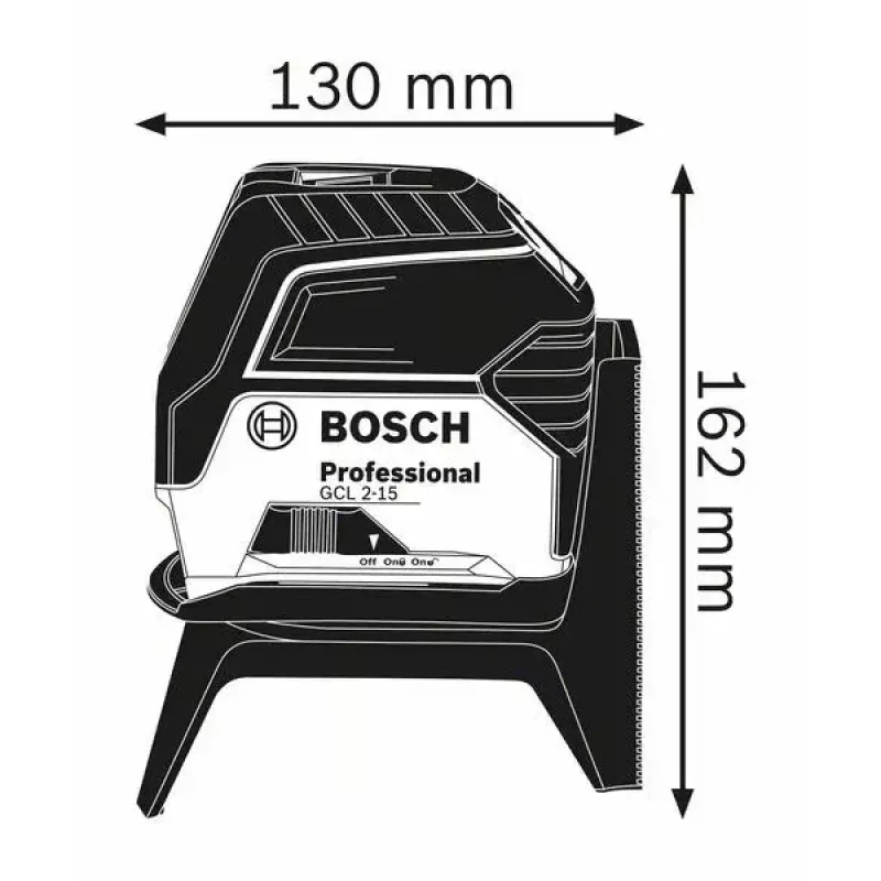 Bosch GCL 2-15 Linien-/Punktlaser 15 m 650 nm