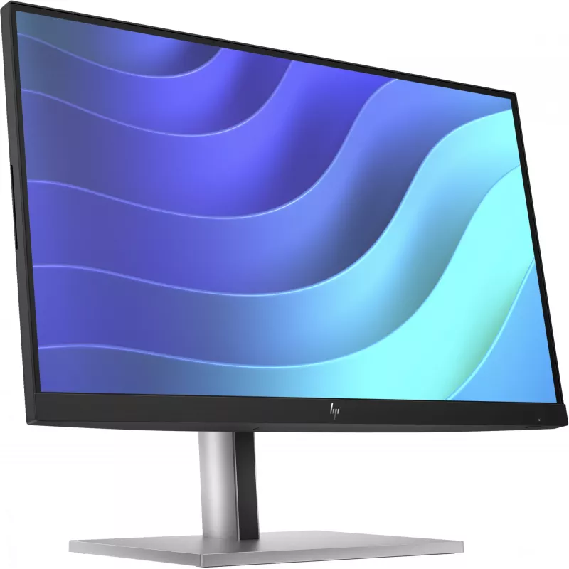 HP E-Series E22 G5 FHD Monitor, 54,6 cm (21,5 Zoll), 1920 x 1080 Pixel, Full HD, LCD, 5 ms, Schwarz, Silber