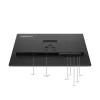 Monitor Lenovo ThinkVision T27-40 27 Zoll Full HD IPS LED 1920x1080, 300 cd/m², 120 Hz, USB-Hub, VESA