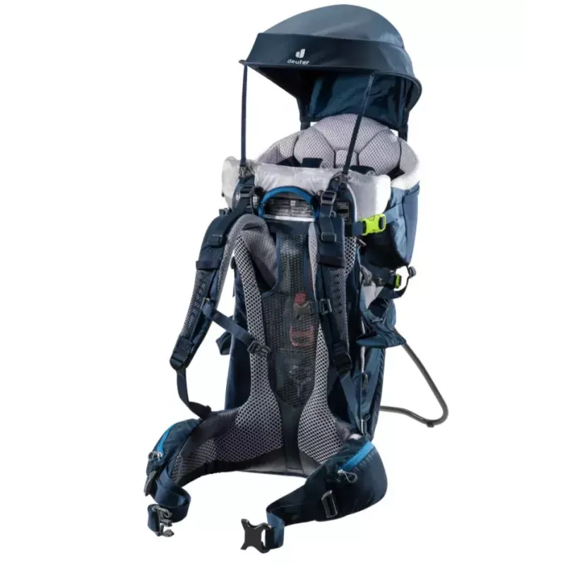 Baby-Trage-Rucksack DEUTER Kid Comfort Polyamid Blau, max. Belastung 22 kg, Gewicht 3,23 kg, Maße 72×43×34 cm