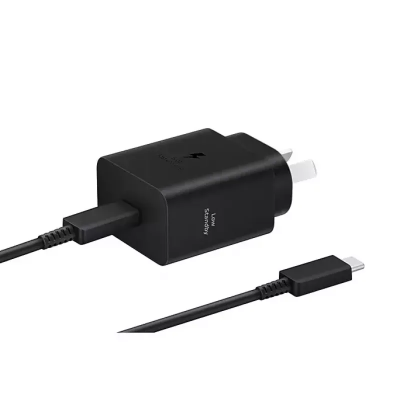 Wandladegerät Samsung EP-T4511 45W USB‑C PD 3.0, 100–240V, Schwarz, für Smartphone und Tablet