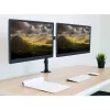 Monitorhalterung TECHLY ICA-LCD-382-D für 2 Displays, Tischklemme, bis 27 Zoll, 20 kg, VESA 75x75–100x100, schwarz