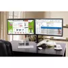 Monitorhalterung TECHLY ICA-LCD-382-D für 2 Displays, Tischklemme, bis 27 Zoll, 20 kg, VESA 75x75–100x100, schwarz