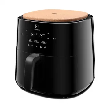 Heißluftfritteuse Electrolux EAF5B — 5 l, 1500 W, bis zu 200 °C, 8 Programme, Touch-Steuerung, LED-Display