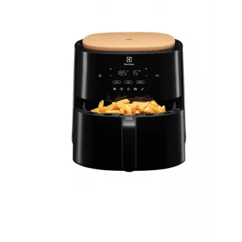 Heißluftfritteuse Electrolux EAF5B — 5 l, 1500 W, bis zu 200 °C, 8 Programme, Touch-Steuerung, LED-Display