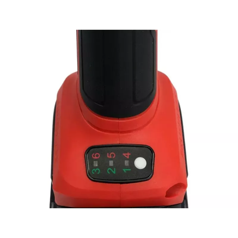 Winkelschleifer YATO YT-828295, kabellos 18 V, bürstenlos, 125-mm-Scheibe, 2x 4 Ah Li-Ion-Akkus, 1,26 kg