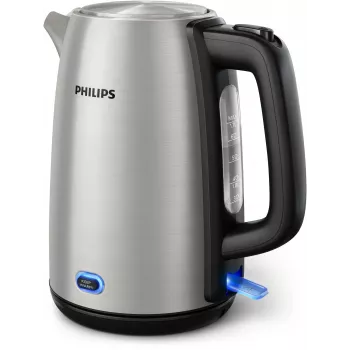 Elektrischer Wasserkocher Philips HD9353/90 1,7 L 2060 W Edelstahl, schwarz