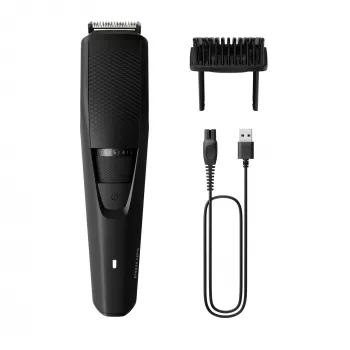 Philips BEARDTRIMMER Serie 3000 BT3234/15 Bartschneider, Akku, Schwarz