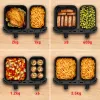 Tefal Easy Fry Dual XXL EY942HE0 Fritteuse Doppelt 11 L Standgerät 2020 W Heißluftfritteuse Grau