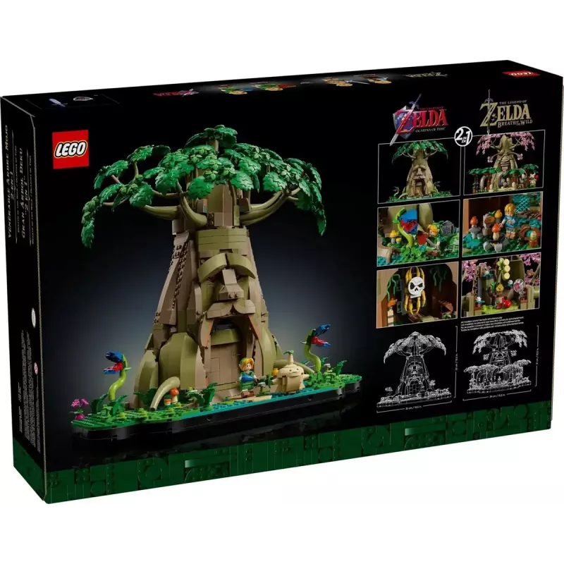 LEGO Set The Legend of Zelda Großer Deku-Baum 2-in-1 (77092) — 2500 Teile, 4 Minifiguren, 330 mm Höhe
