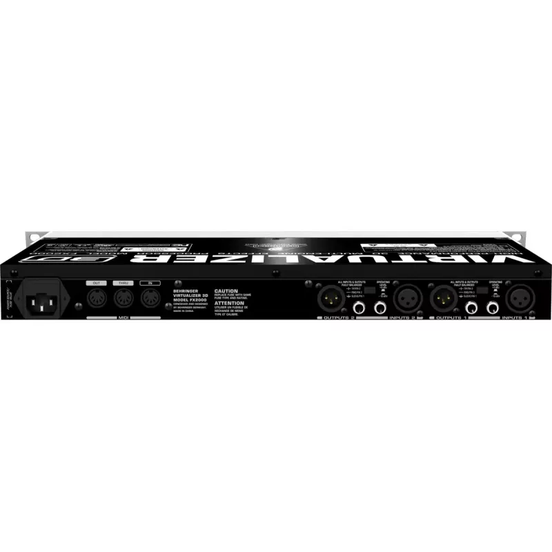 Effektprozessor Behringer FX2000 44,5 mm Breite 483 mm Tiefe 217 mm Höhe
