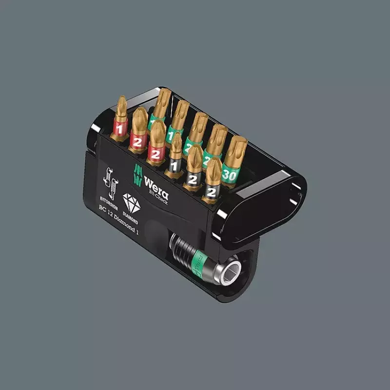Schraubendreher-Bitsatz Wera Bit-Check 12