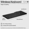 Funkmaus HP 475 Dual-Mode — QWERTY in voller Größe, RF + Bluetooth 5.3, Ziffernblock, Schwarz, 376×153×19 mm