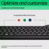 Funkmaus HP 475 Dual-Mode — QWERTY in voller Größe, RF + Bluetooth 5.3, Ziffernblock, Schwarz, 376×153×19 mm