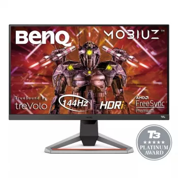 Monitor BenQ EX2710U 27 Zoll 4K UHD IPS LED 3840×2160 144 Hz HDR10 FreeSync Premium, 1 ms, USB-C-Hub, 2x Lautsprecher