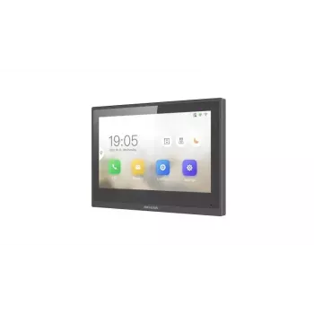 Video-Gegensprechanlage Hikvision DS-KH6351-WTE1 7 Zoll LCD 1024x600 Schwarz