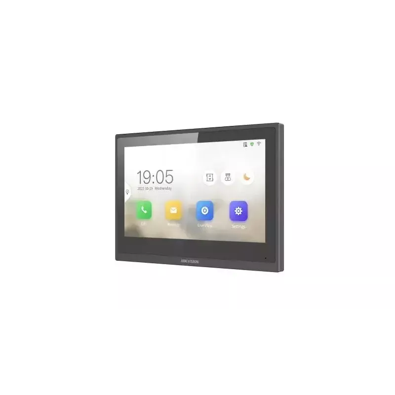 Video-Gegensprechanlage Hikvision DS-KH6351-WTE1 7 Zoll LCD 1024x600 Schwarz