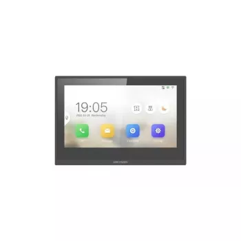 Video-Gegensprechanlage Hikvision DS-KH6351-WTE1 7 Zoll LCD 1024x600 Schwarz