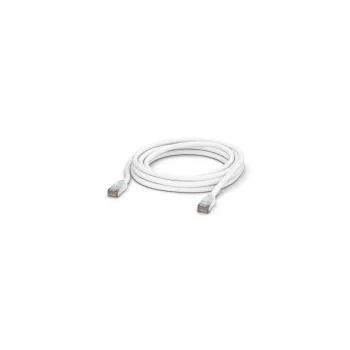 Netzwerk-Patchkabel UBIQUITI UACC-CABLE-PATCH-OUTDOOR-5M-W, RJ-45 Cat5e, Kupferlitze, 5 m, weiß, S/UTP